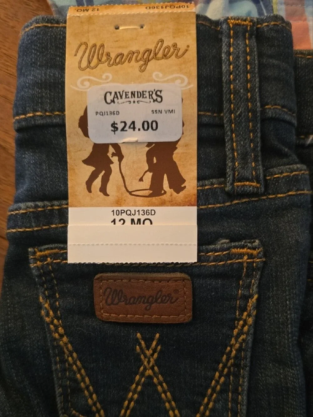 Wrangler Dark Blue Denim Kids Jeans and Overalls Set